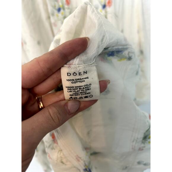 DOEN Minta Floral Midi Dress in Painted Bouquet - Picture 6 of 7